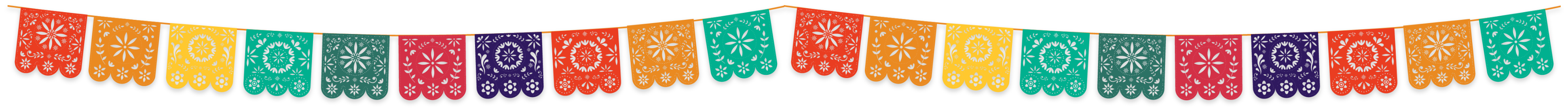 double papel picado banner