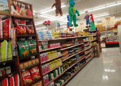 Grocery store aisle