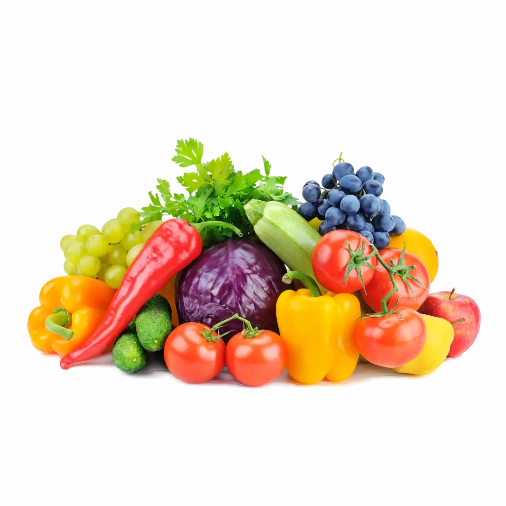 Fruits and vegetables